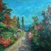 Villa Carlotta lago di Como 1973 cm 50x70
